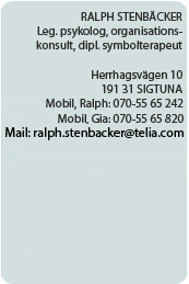 Kontakta Ralph Stenbäcker 